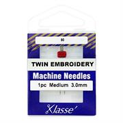 Machine Needle Twin-Embroidery Size 75/3. 0mm